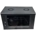 EServer 6U 600х500х370 скло, чорна Шафа