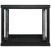 EServer 9U 600х350х503 скло, чорна Шафа