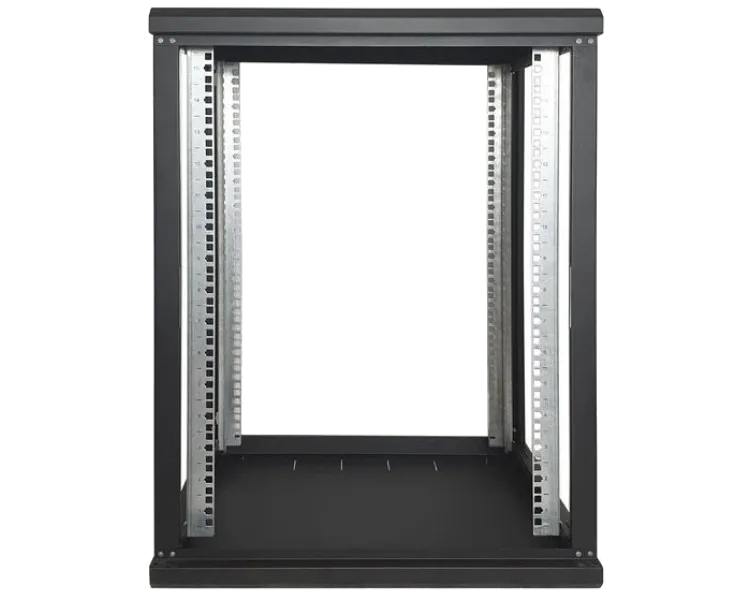 EServer 12U 600х600х637 скло, чорна Шафа