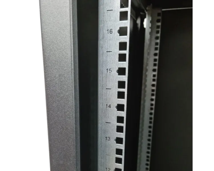 EServer 18U 600х600х907 скло, чорна Шафа