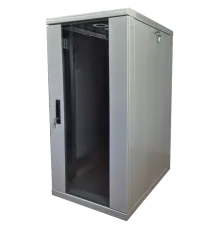 EServer 24U-600х800, скло, сіра Шафа підлогова