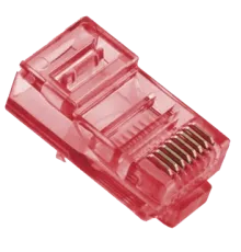 Ritar RJ-45 8P8C UTP Cat-5 Q100 Red Конектор (100 шт/уп.)