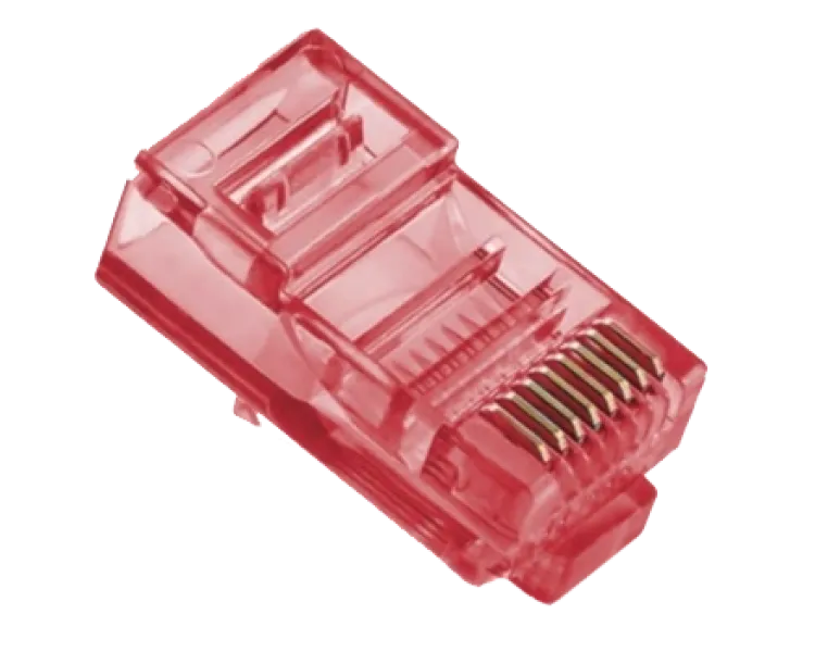Ritar RJ-45 8P8C UTP Cat-5 Q100 Red Конектор (100 шт/уп.)