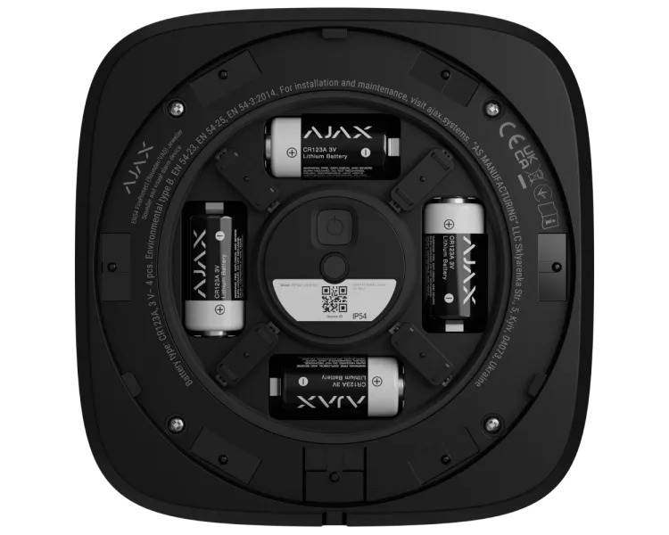 Ajax EN54 FireProtect (Sounder) black пожежний звуковий Сповіщувач