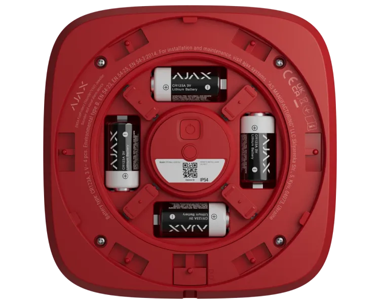 Ajax EN54 FireProtect (Sounder) red пожежний звуковий Сповіщувач
