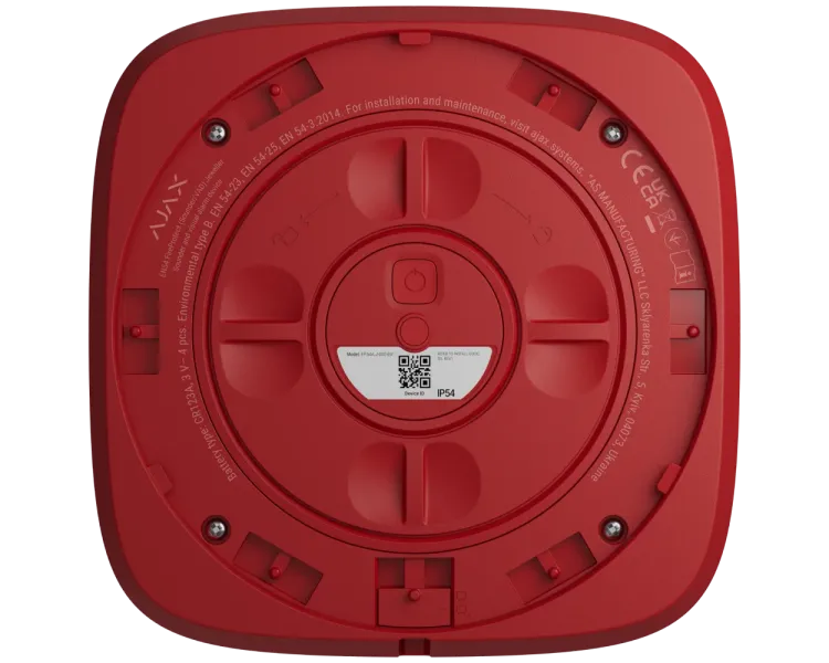Ajax EN54 FireProtect (Sounder) red пожежний звуковий Сповіщувач