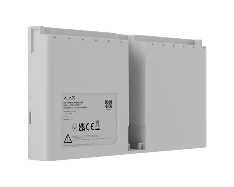 Ajax EN54 Internal Battery (24h) white для Fire Hub і Fire Rex Акумулятор