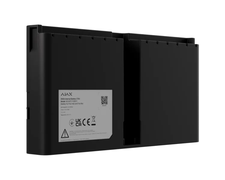 Ajax EN54 Internal Battery (72h) black для Fire Hub і Fire Rex Акумулятор