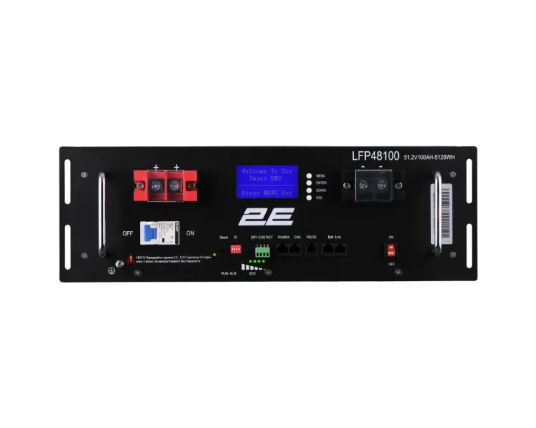 2E LFP48 100А•год 19" LCD 16S Літієва акумуляторна батарея