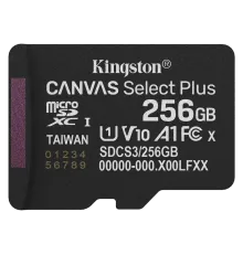 Kingston microSD 256GB C10 UHS-I A1 V10 R150MB/s Карта пам'яті