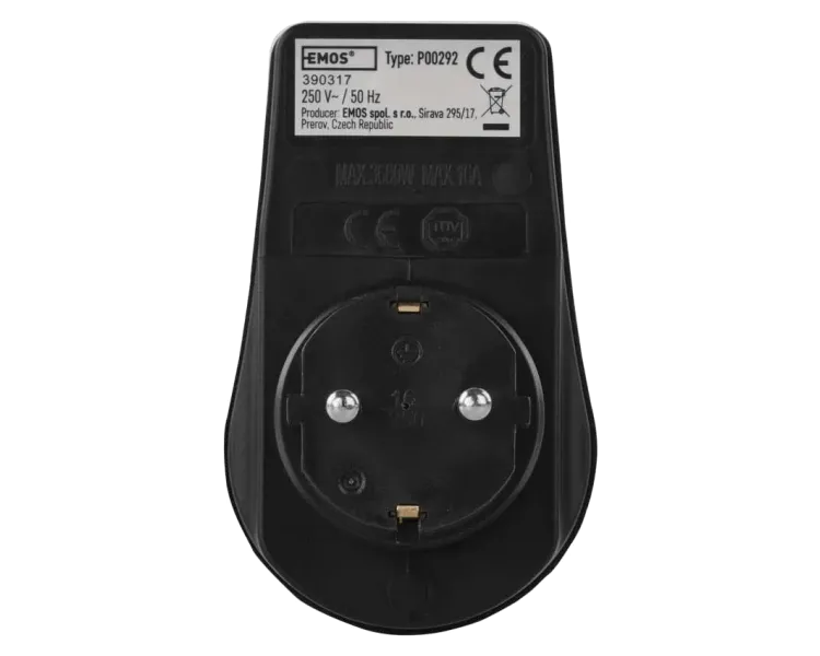 EMOS P00292 16A 250V IP44 Розетка з вимикачем