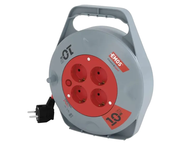 EMOS P19510 10м SCHUKO Подовжувач на котушці