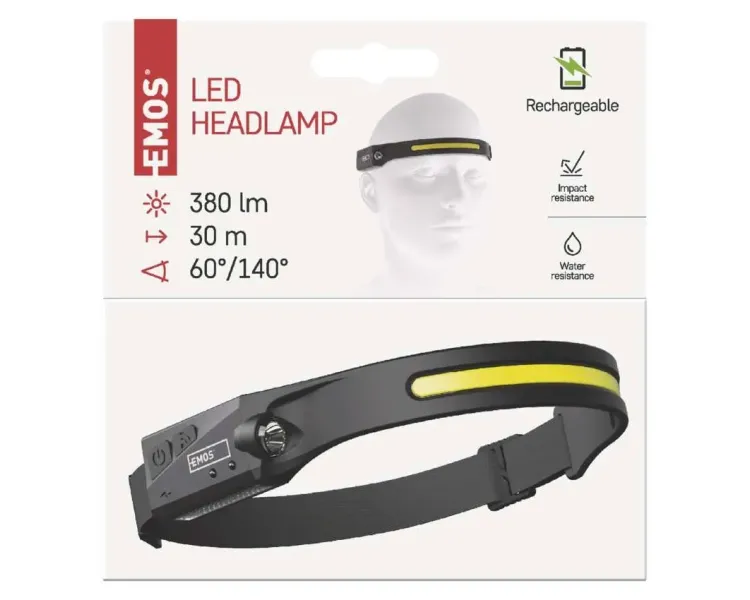 EMOS P3541 380лм Li-Pol 1200 мА•г Лiхтар LED