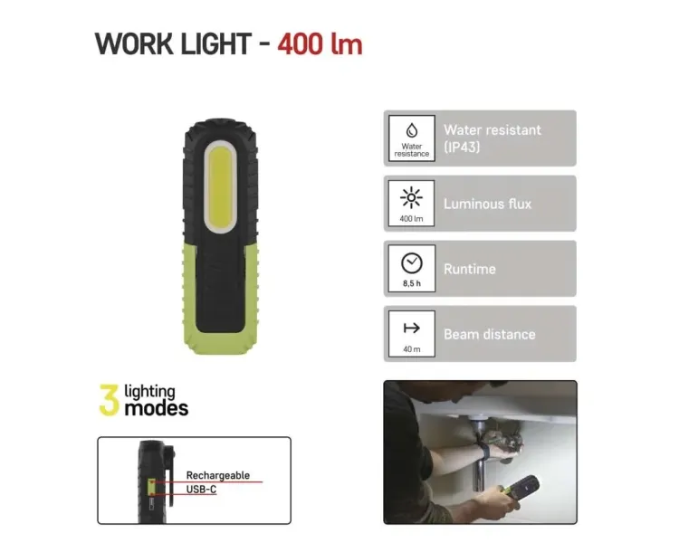 EMOS P4531 5W 400Lm Li-Ion Лiхтар LED