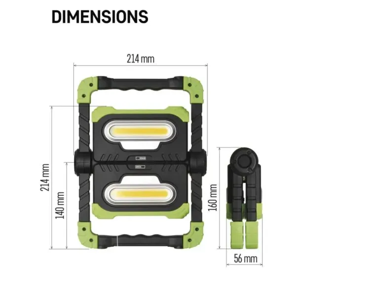EMOS P4536 20W 2000Lm Li-Ion Лiхтар LED