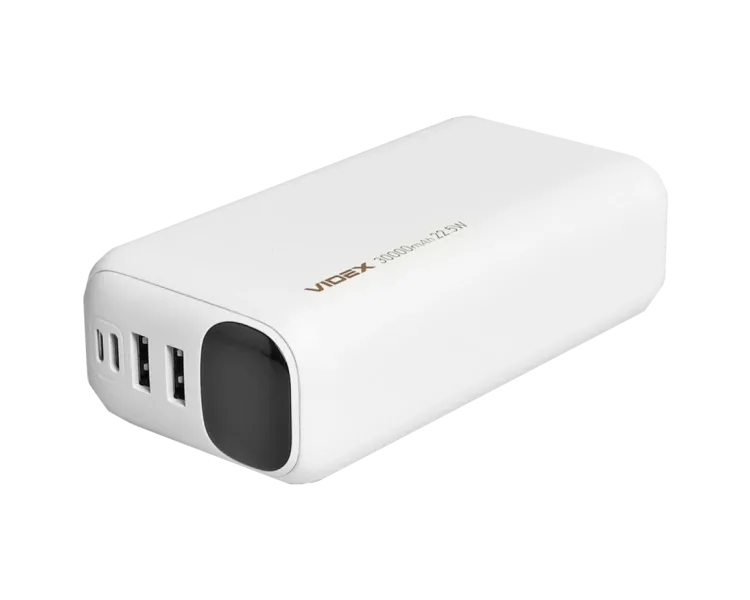 VIDEX VPB-297 22.5W White 30000mAh Повербанк
