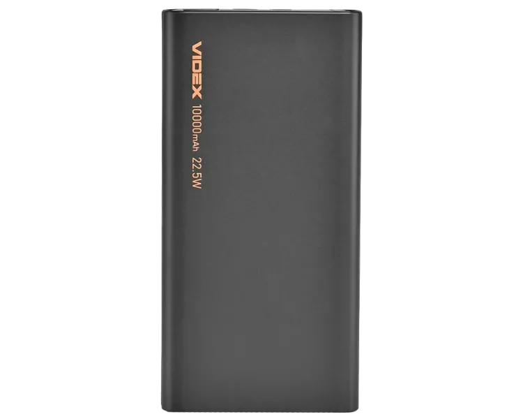 VIDEX VPB-310 22.5W Black 10000mAh Повербанк