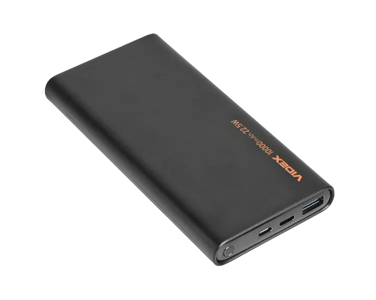 VIDEX VPB-310 22.5W Black 10000mAh Повербанк