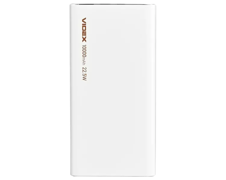 VIDEX VPB-310 22.5W White 10000mAh Повербанк