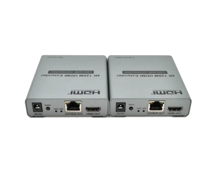 HDMI по UTP кабелю з управлінням до 120м Одноканальний активний подовжувач