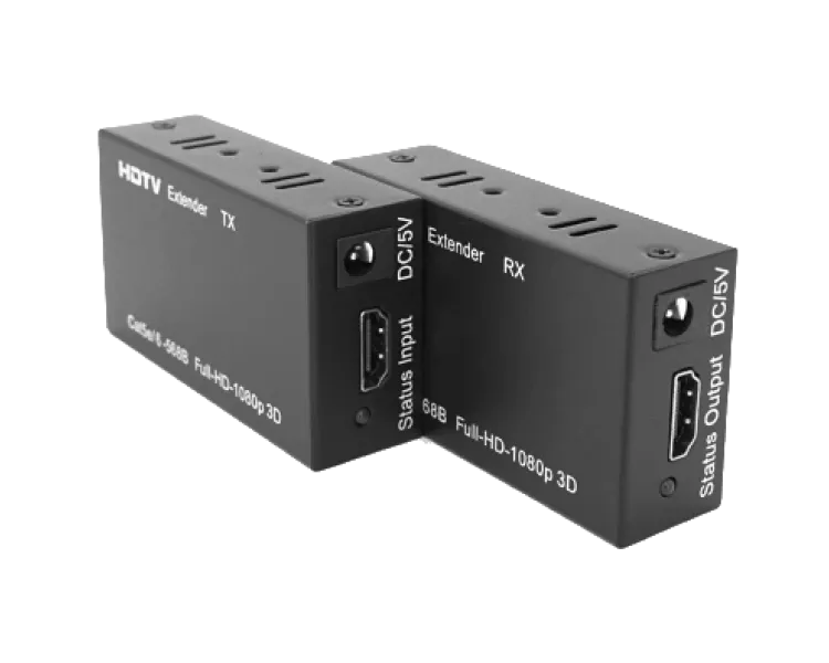 HDMI по UTP кабелю з управлінням до 60м Одноканальний активний подовжувач