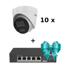 DS-2CD1343G2-LIUF 4МП (4мм) із мікрофоном IP відеокамера Hikvision