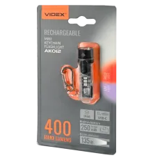 VIDEX VLF-AK012 400Lm 5000K Портативний багатофункціональний ліхтарик