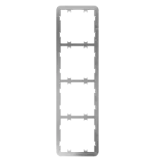 Ajax Frame (4 seats) vertical [55] ASP Рамка для чотирьох вимикачів