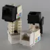 KeyStone RJ45 UTP, кат. 5e, 6, 6a, 110, Slim, W - 16.6 мм Модуль