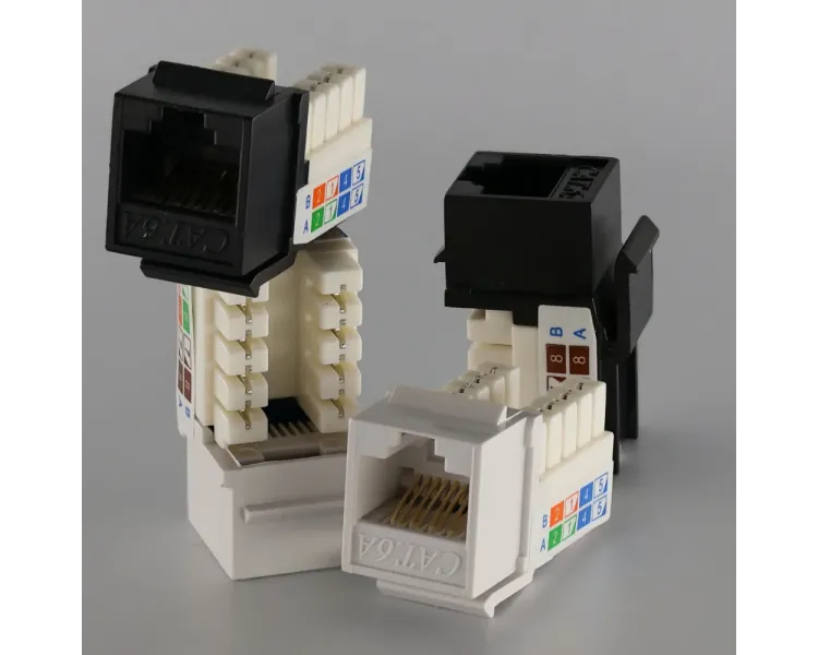 KeyStone RJ45 UTP, кат. 5e, 6, 6a, 110, Slim, W - 16.6 мм Модуль