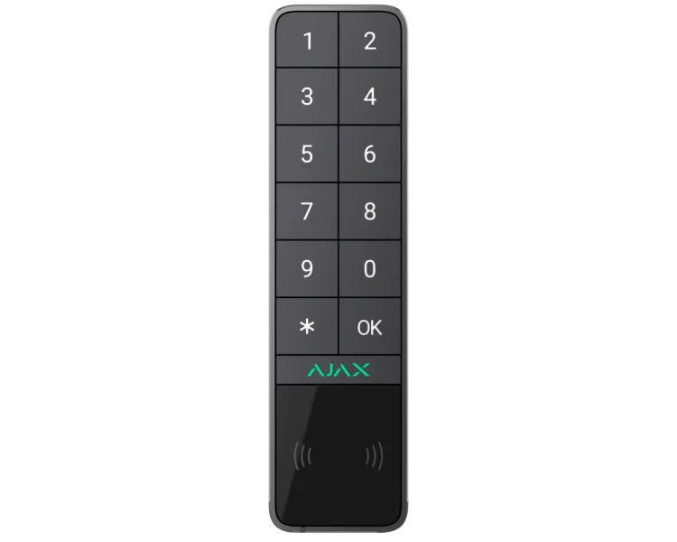 Ajax Keypad Outdoor graphite Бездротова клавіатура