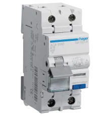 Hager ACA916D Дифавтомат 1P+N 6kA B-16A 10mA A