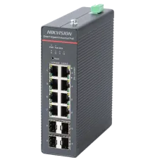 Hikvision DS-3T1512HP-SI-8P4FKIT(240W) Комутатор 8 портів керований