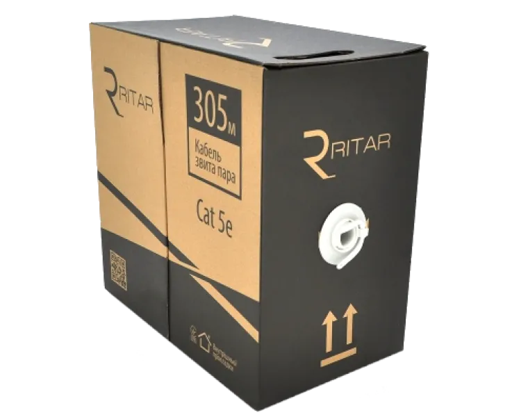 Ritar UTP (4x2x0.51) 4p 24 AWG 305м Кабель