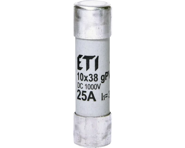 ЕТІ CH 10x38 gPV 12A 1000V (30kA) Запобіжник