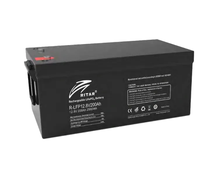 Ritar R-LFP12.8V200AH G1 з bluetooth Літієва акумуляторна батарея