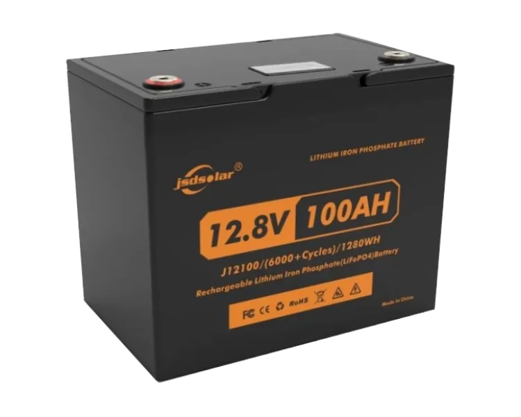 JSDS LiFePO4 12100LED 12.8В 100А•г Літієва акумуляторна батарея