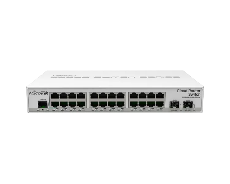 MikroTik 326-24G-2S+IN (CRS326-24G-2S+IN) Комутатор 24 порти керований