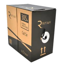 Ritar зовнішній КНП UTP (4*2*0.51) 4p 24 AWG (305м) ПВХ + ПЕ Кабель