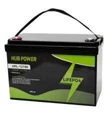 Hub Power HPL-12100 LiFePO4 12В/100А•г Акумуляторна батарея