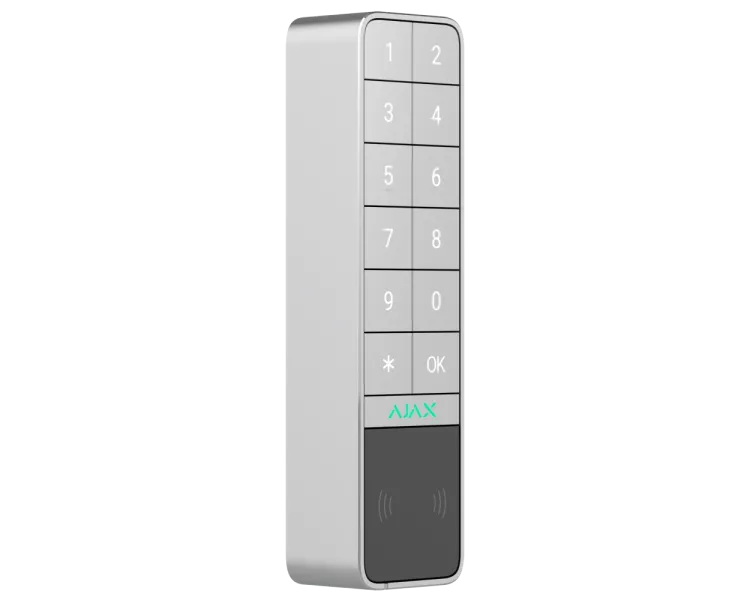 Ajax KeyPad Outdoor Jeweller (8EU) ASP white Бездротова клавіатура