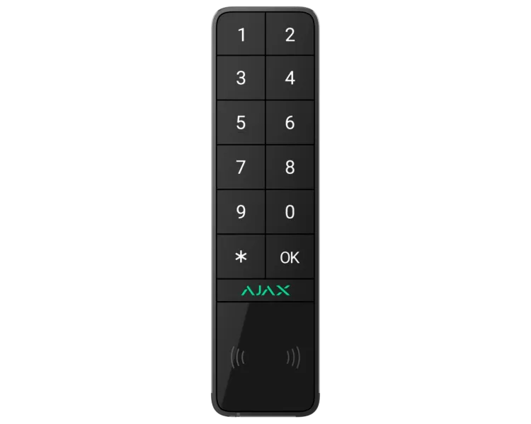 Ajax KeyPad Outdoor Jeweller (8EU) ASP black Бездротова клавіатура