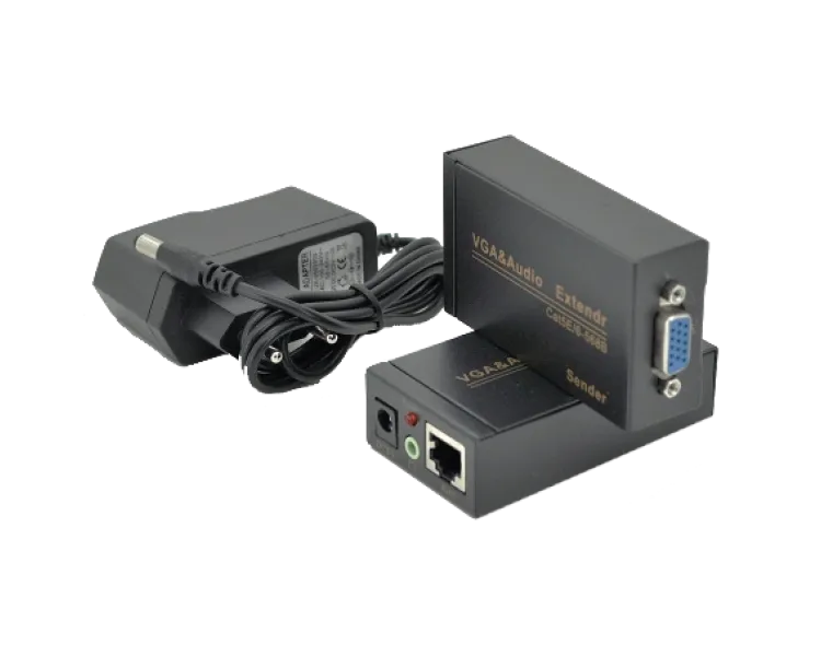 Cat5e / 6e 100м 1080P Активний подовжувач VGA сигналу