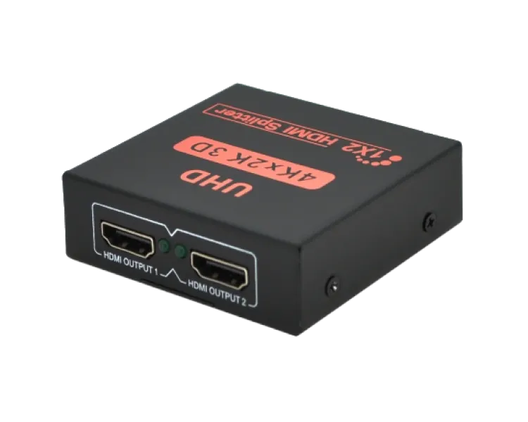 1=>2 порта 4K, 2K DC5V/2A Активний HDMI сплітер