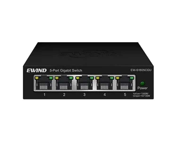 Ewind EW-S1605CGU 1000M Комутатор 5 портів некерований