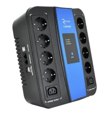 Ritar U-Smart-1000 600 Вт AVR 8xSCHUKO RJ45 Джерело безперебійного живлення