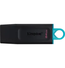 Kingston 64GB USB3.2 Gen 1 DataTraveler Exodia (Black + Teal) USB флеш накопичувач