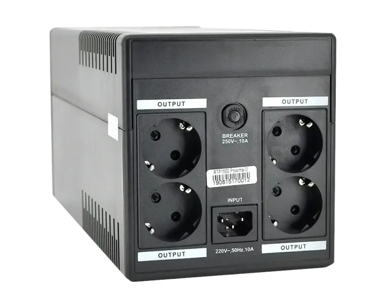 Ritar Proxima-D RTP1000 600Вт AVR 4xSCHUKO Источник бесперебойного питания