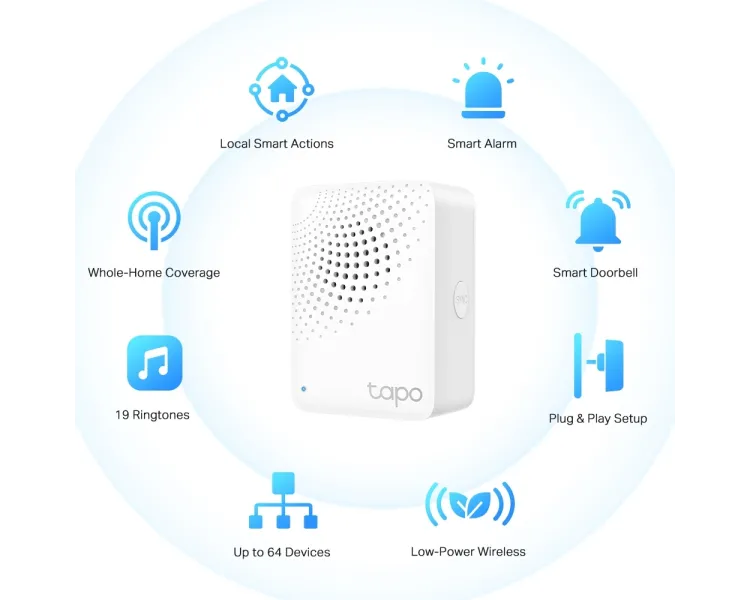 TP-LINK Tapo H100 Розумний хаб із дзвінком