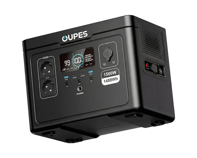 OUPES S015 1500Вт LiFePO4 1488Вт•г Портативна зарядна станція